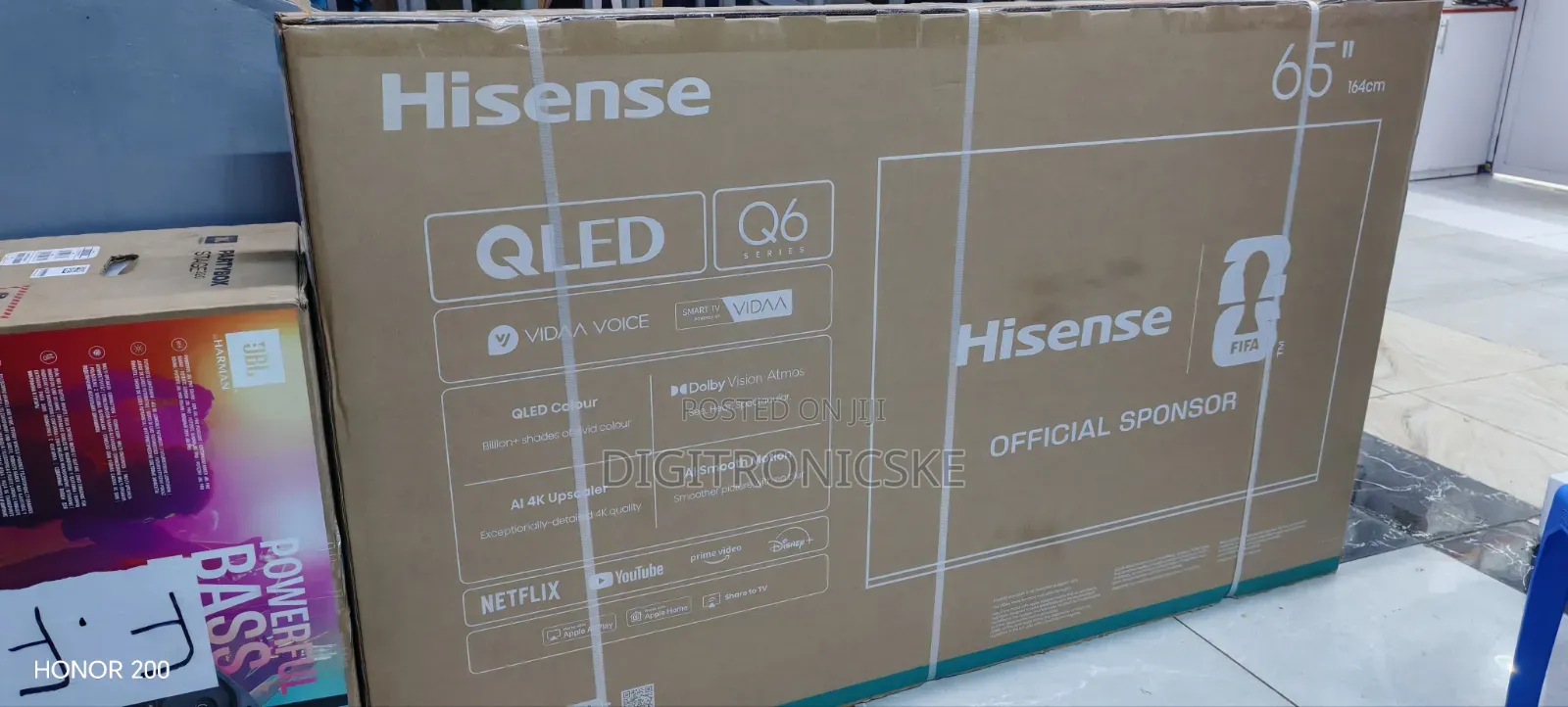 Hisense 65" Qled Q6 Uhd Vidaa Frameless TV
