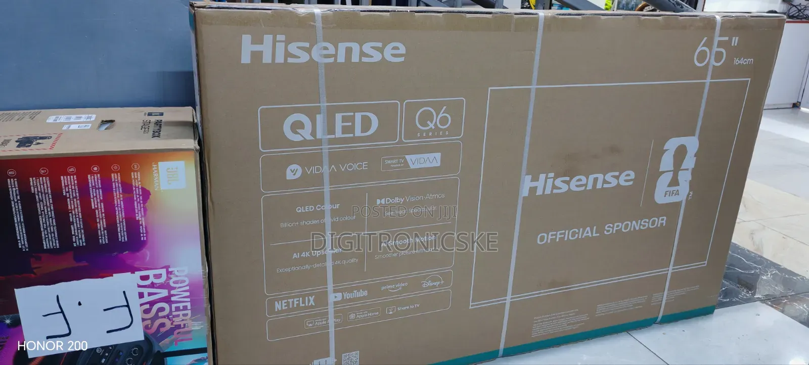 Hisense 65" Qled Q6 Uhd Vidaa Frameless TV