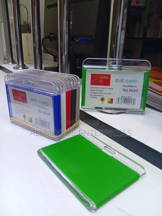 Landscape ID Size One Sided Card Holder/Name Badge - main view