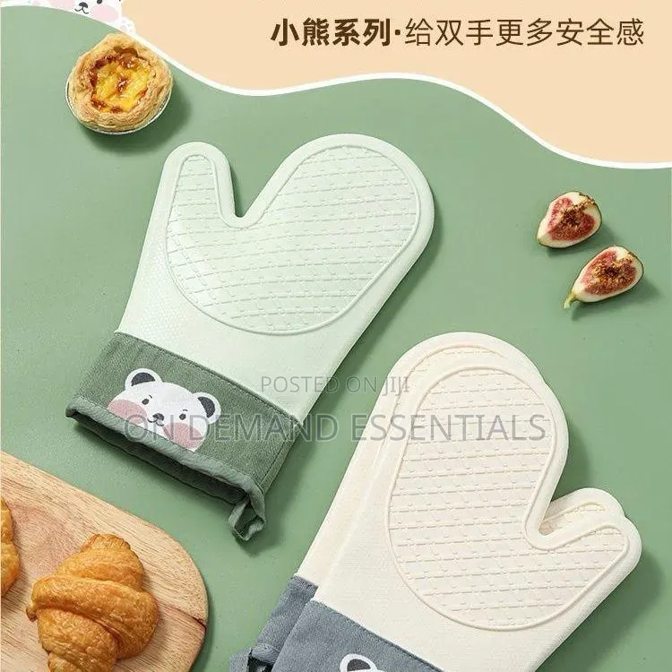 1pc High Quality Silicone Insulated Oven Gloves