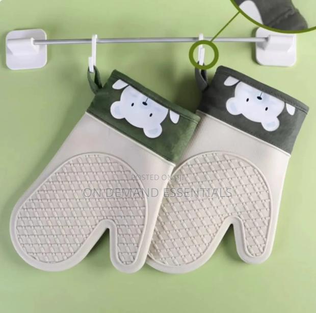 1pc High Quality Silicone Insulated Oven Gloves - thumbnail 9