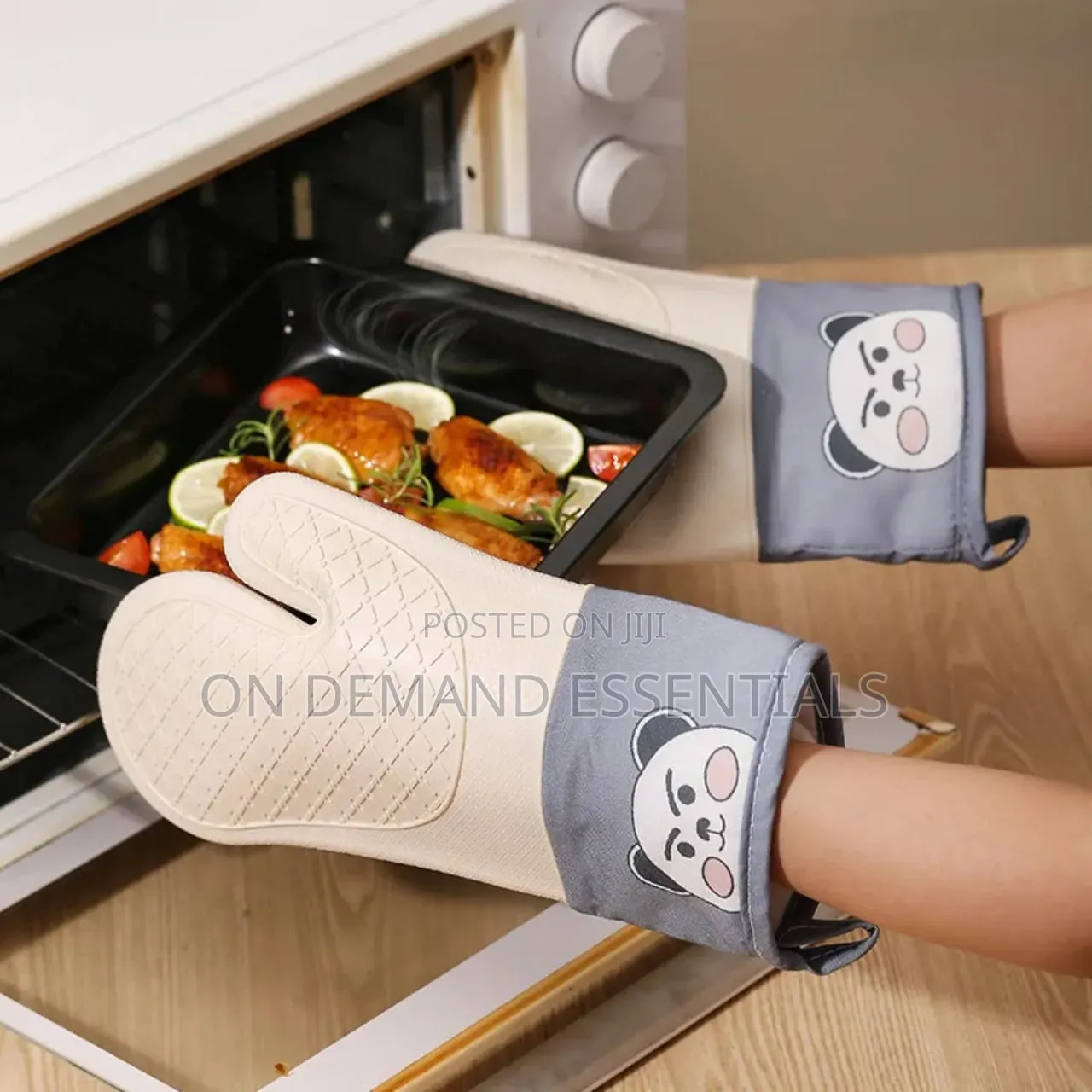 1pc High Quality Silicone Insulated Oven Gloves