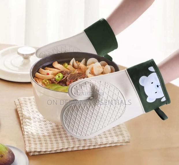 1pc High Quality Silicone Insulated Oven Gloves - thumbnail 11