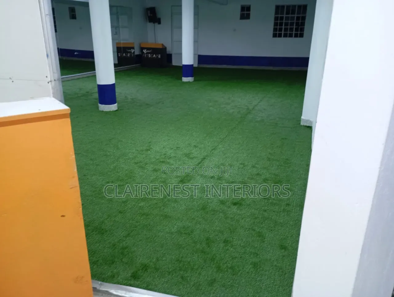 25mm Outdoor Kids Playing Spot Artificial Grass Carpets