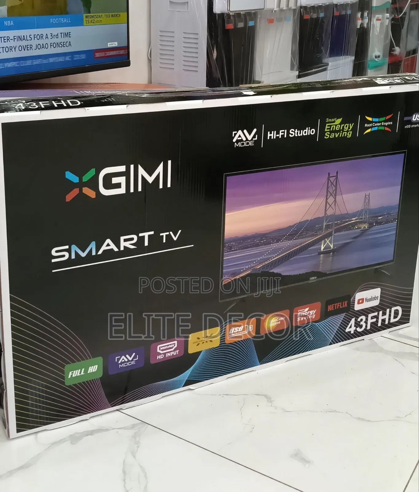 Xgimi 43 Inch Smart Android TV – Frameless /Hd Smart TV With WiFi