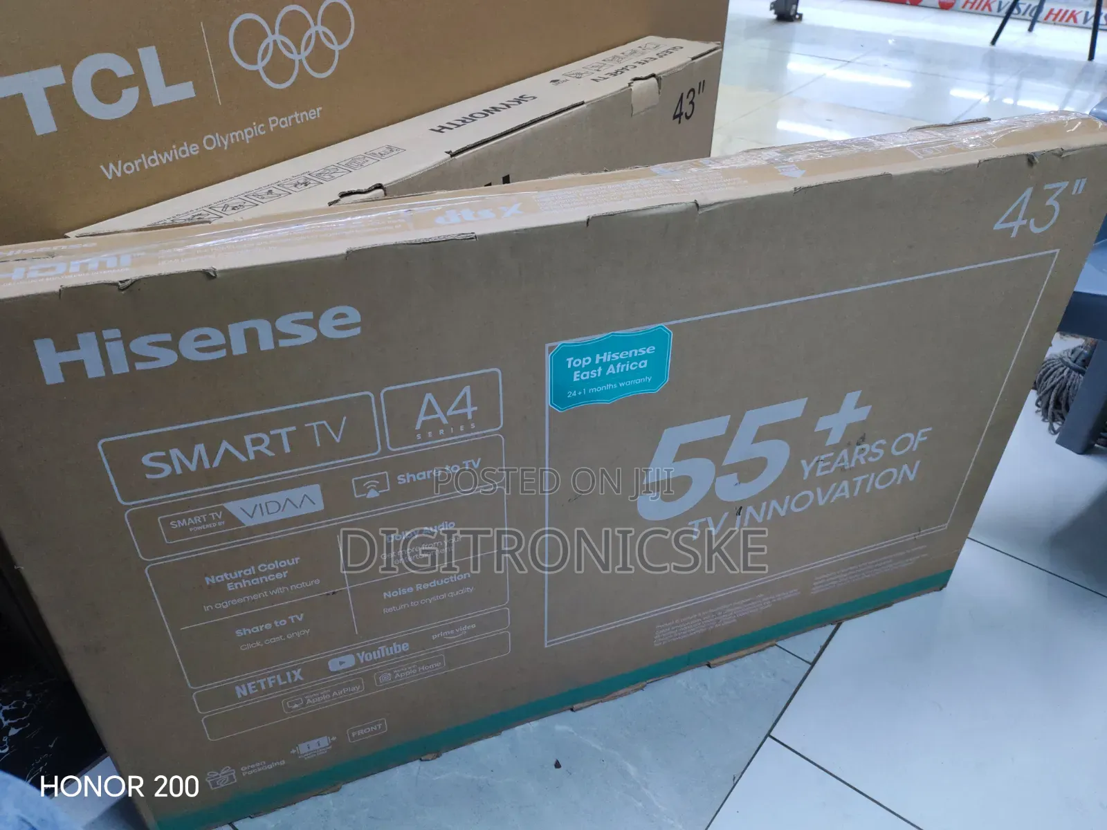 Hisense 43" A4 Full Hd Smart Vidaa TV