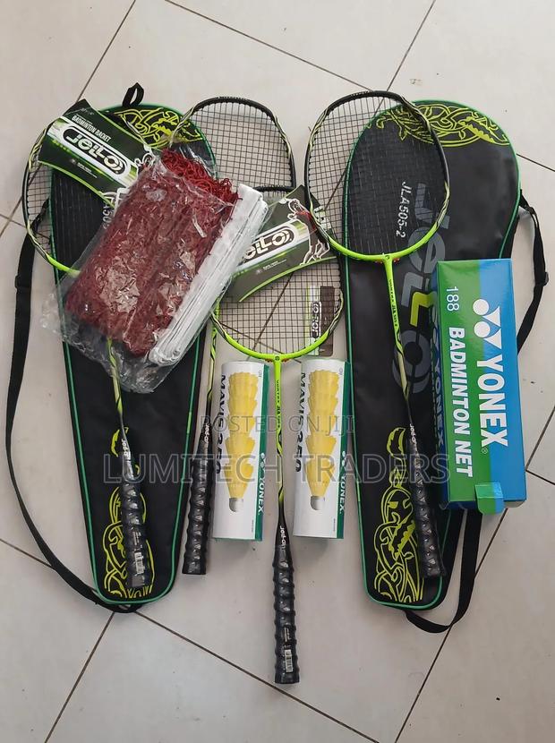 Badminton Set ( Badminton Racket, Shuttle Cock and Net)