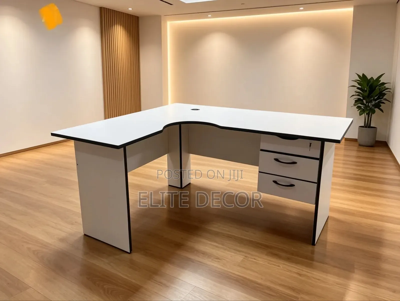 1.2M L-Shaped Office Study Table / Desk – Modern Computer Workstation