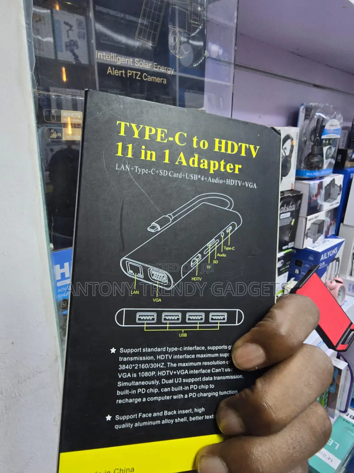 USB-C Hub 11-in-1 With Ethernet HDMI VGA USB 3.0