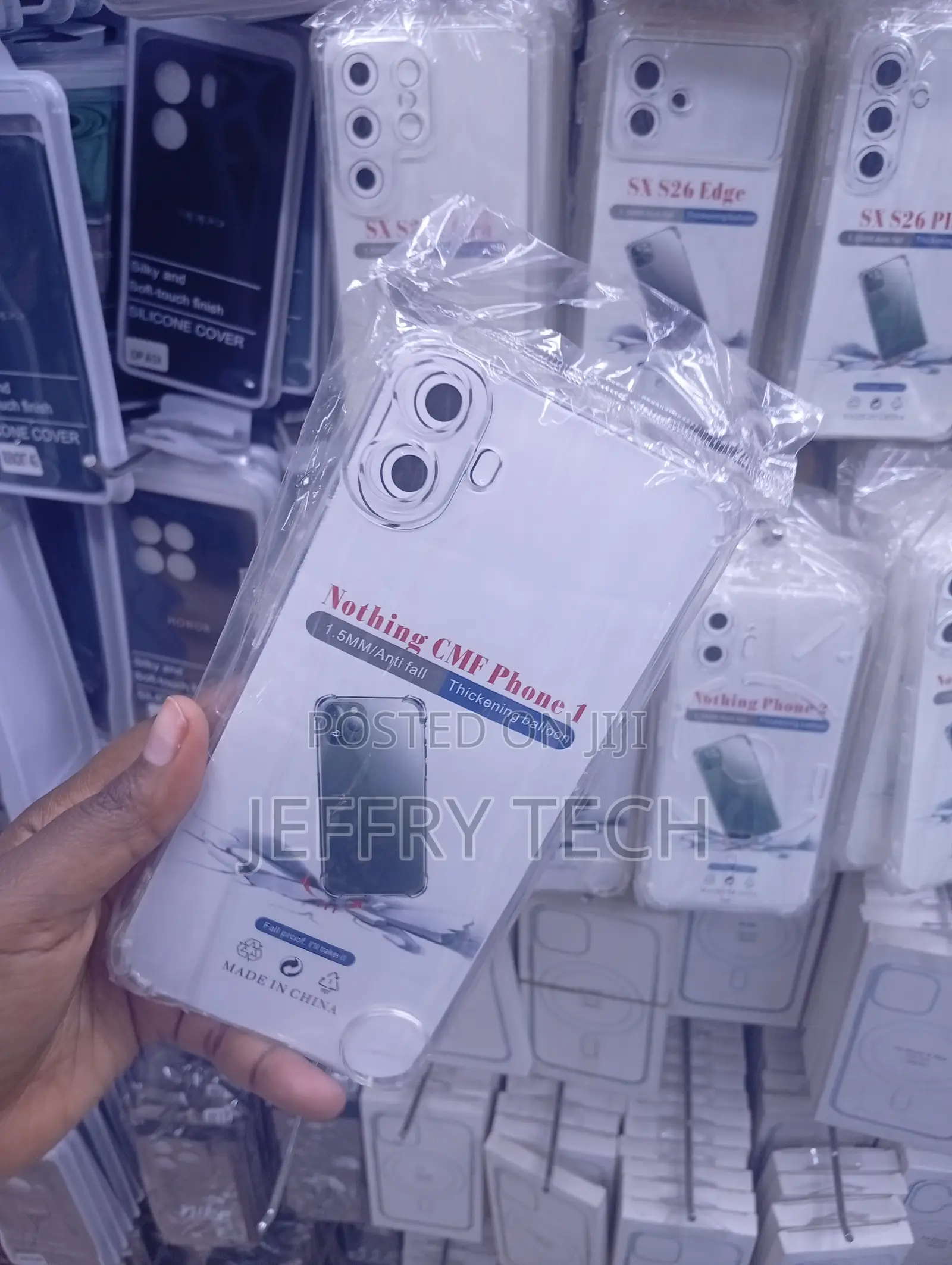 Nothing CMF Phone 1 Transparent, Shockproof TPU Case