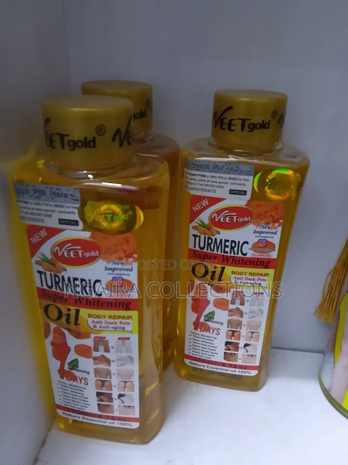 Tumeric Super Whitening Oil- 7days Extra Whitening