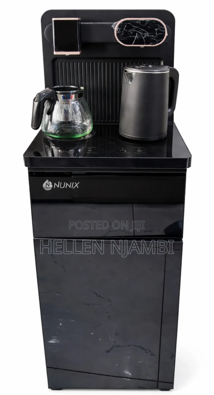 Black Nunix A1c Bottom Load Hot and Cold Water Dispenser
