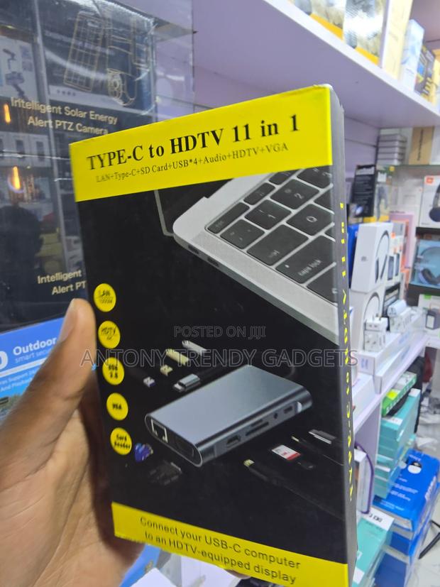 USB-C 11-in-1 Multiport Hub for MacBook Laptop Phone