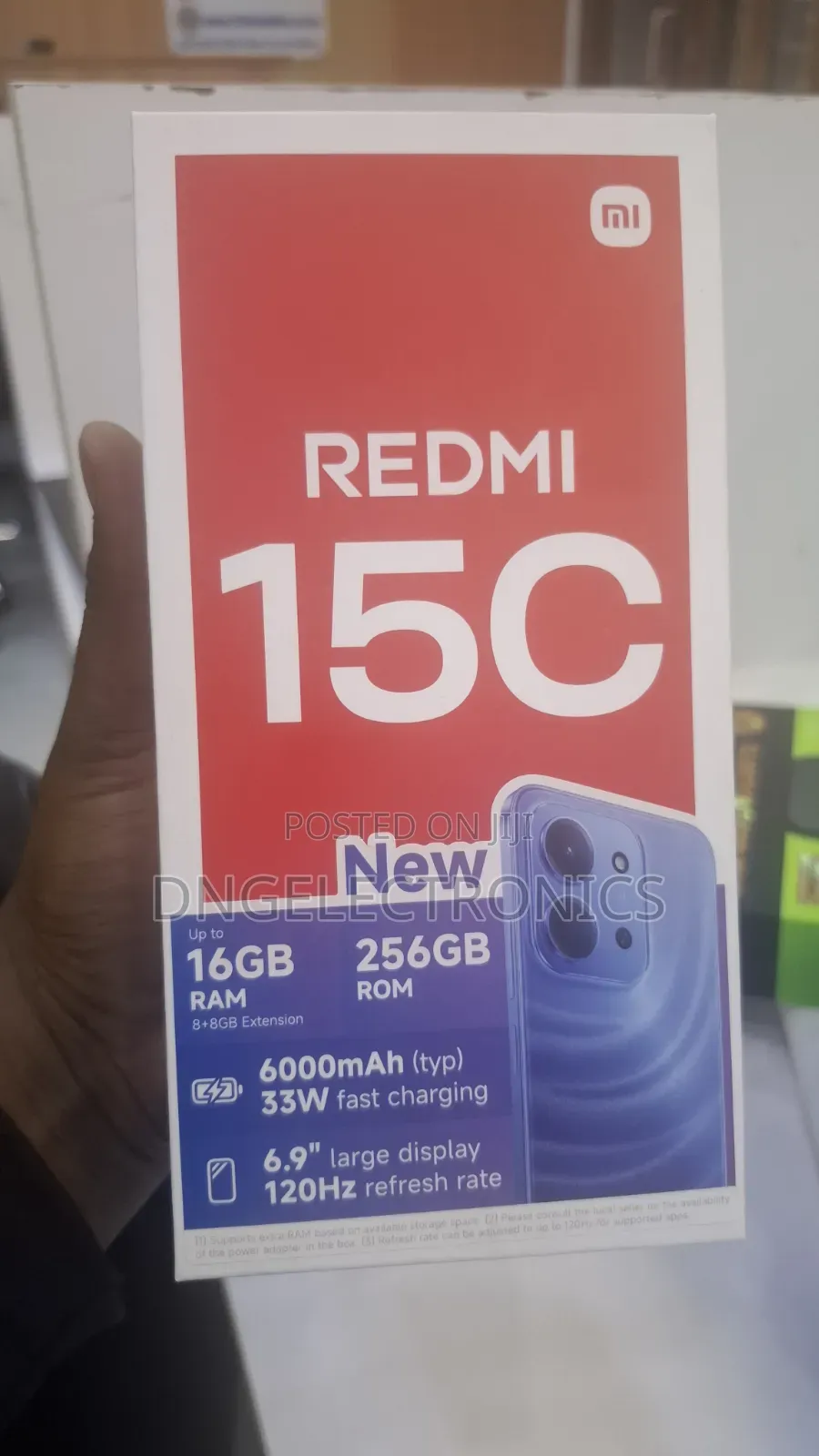 New Xiaomi Redmi 15C 4G 256 GB Black