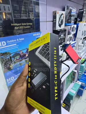 Type-C Hub 11-in-1 With HDMI VGA Card Reader Ethernet