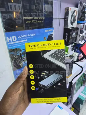 11-in-1 USB-C Hub Multiport Adapter With HDMI VGA LAN
