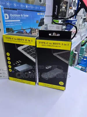 11-in-1 USB-C Hub Multiport Adapter With HDMI VGA LAN
