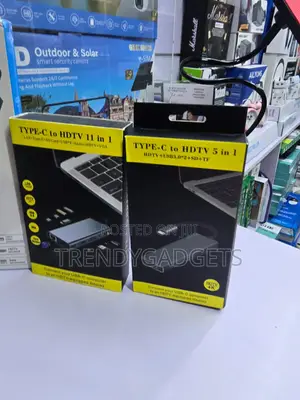 11-in-1 USB-C Hub Multiport Adapter With HDMI VGA LAN