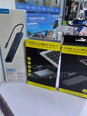USB Type-C 11-in-1 Hub With Ethernet Card Reader Audio