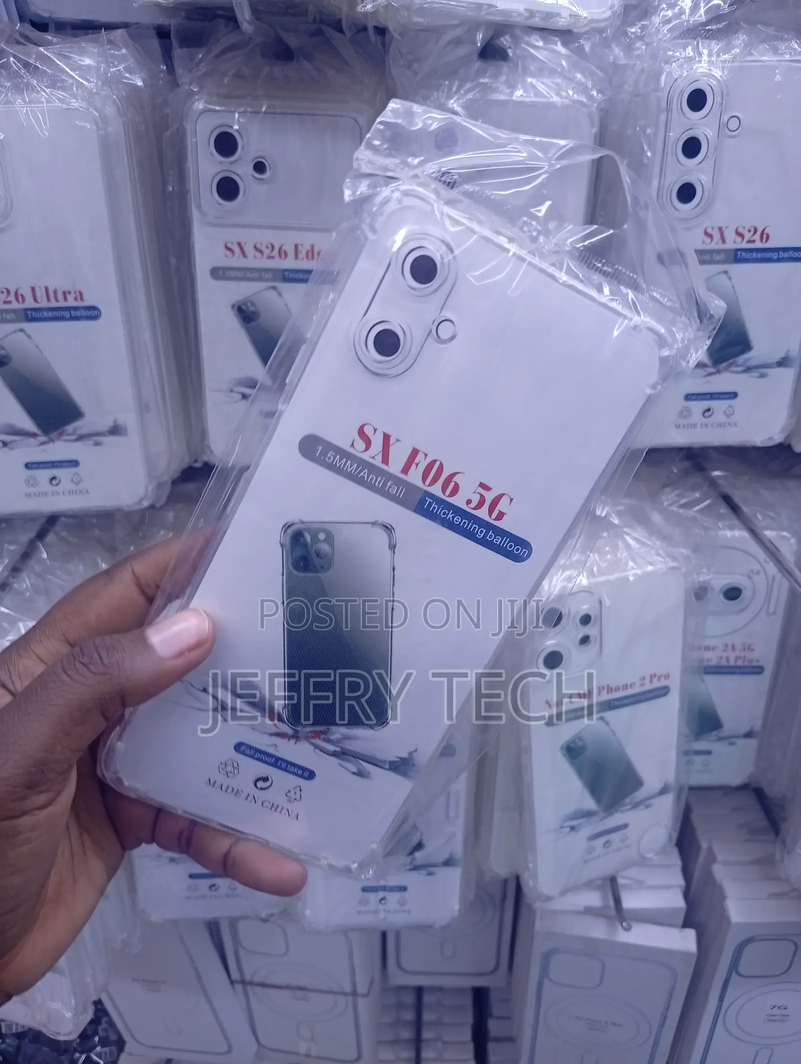 Samsung Galaxy A07, Clear Transparent Shockproof Phone Case
