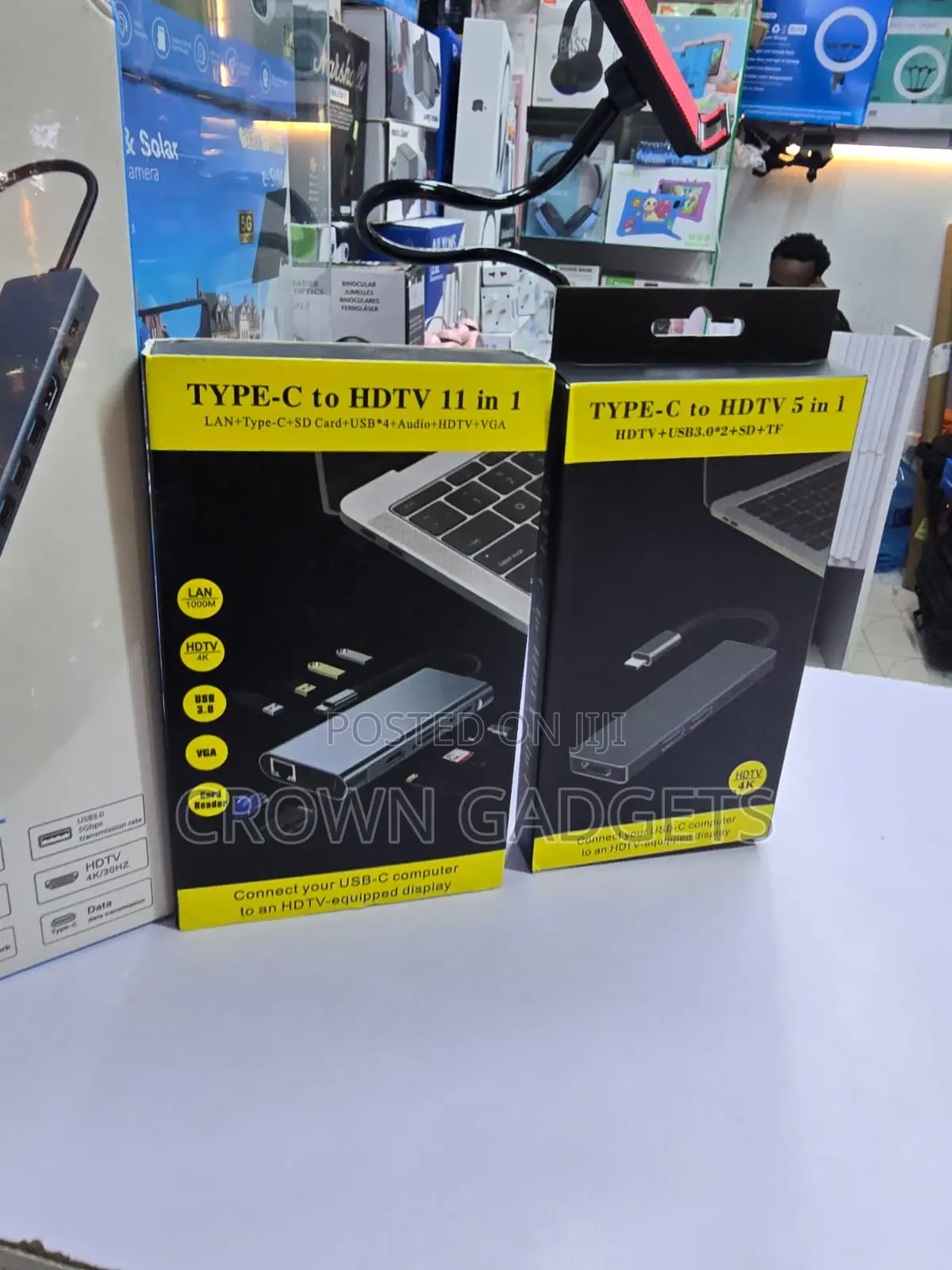 11-in-1 USB-C Dock With Hdmi USB 3.0 Rj45 Sd Tf