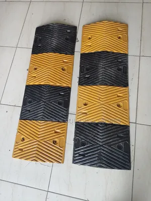 Heavy-Duty Rubber Speed Bumps.