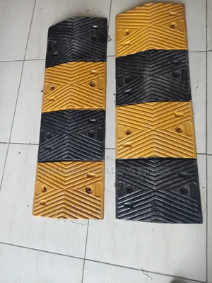 Heavy-Duty Rubber Speed Bumps.