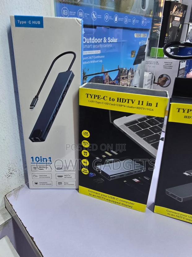 Multiport USB-C Hub 11-in-1 for Laptop MacBook Tablet - thumbnail 2