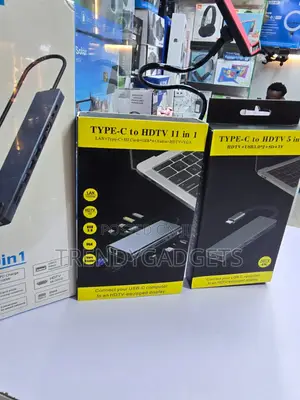 11-in-1 USB-C Docking Hub With HDMI LAN Audio Port