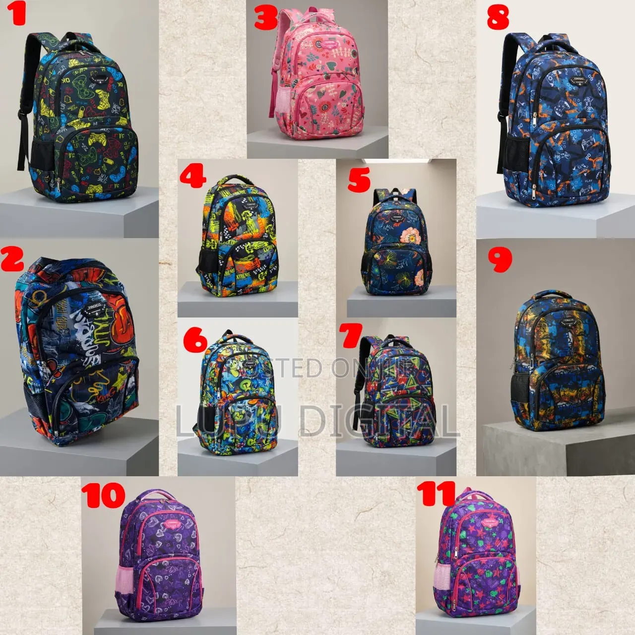School Back Packs for Grade 2 - University Level