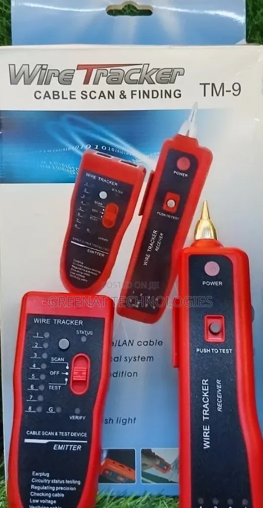WireTracker TM-9 Cable Scanner Wire Tracker - RJ45 RJ11, Network