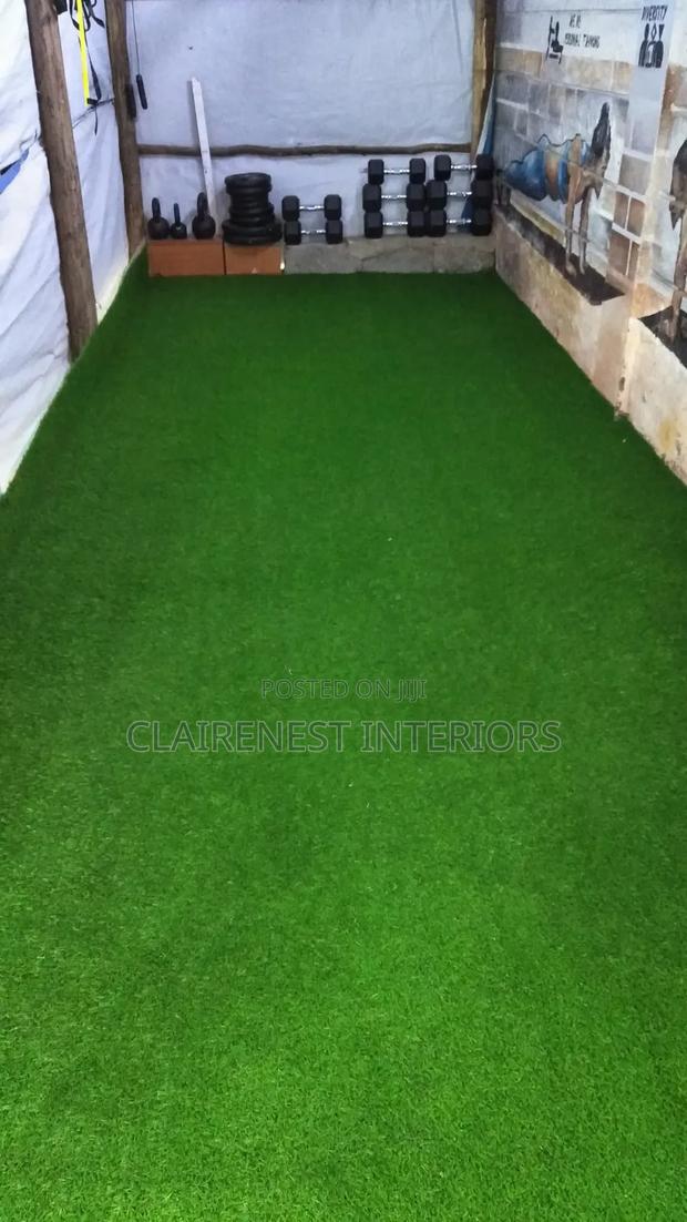 15mm Gym Lifting Zone Green Artificial Grass Carpet - main view