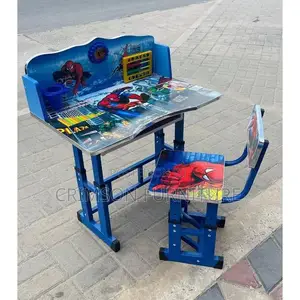 Adjustable Kids Study Table Chair Set