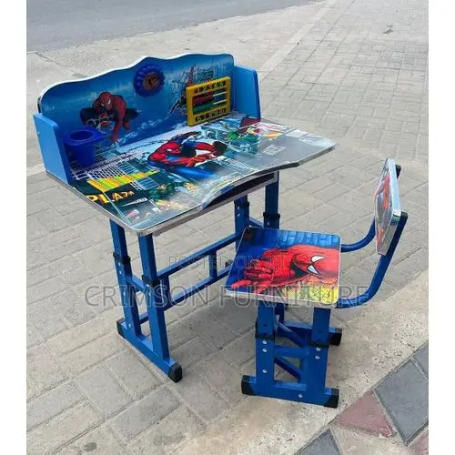 Adjustable Kids Study Table Chair Set