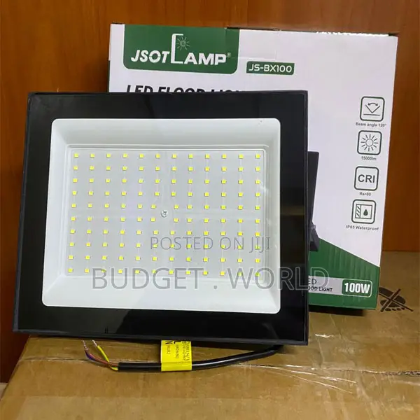 Premium 100W LED Flood Light – IP65 Waterproof Outdoor Lamp