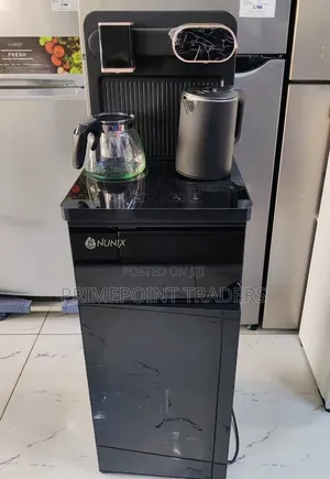 Premium Nunix A1C Black and Silver Bottom Loading Water Dispenser
