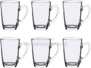 6pc Luminarc Clear Mug 320ml /Tea Coffee Mug