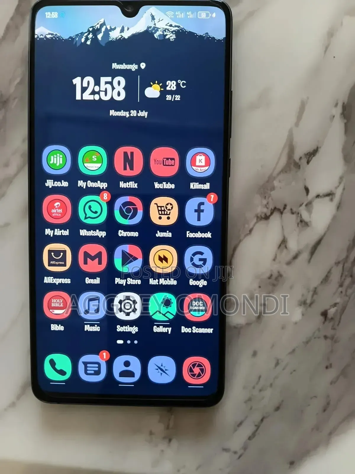 New Huawei Mate 20 X 128 GB Blue