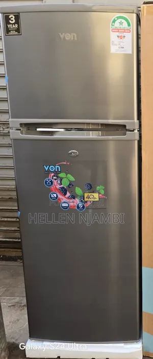 VON VRT-181DRAX Double Door Fridge 181 Liters Refrigerator