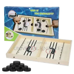 Wooden Foosball Winner Fast Sling Puck Game – 2 Player Tabletop