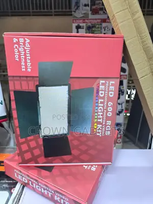 LED 600 RGB Photography Light Kit With Stand Remote