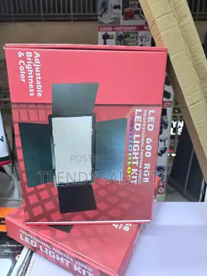 LED 600 RGB Photography Light Kit With Stand Remote