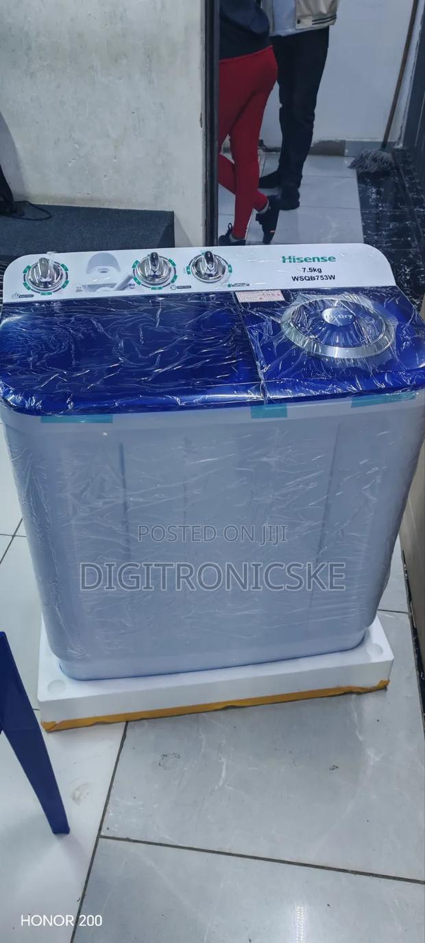 Hisense 7.5kg Twin Tub Washing Machine Semi Automatic - thumbnail 3