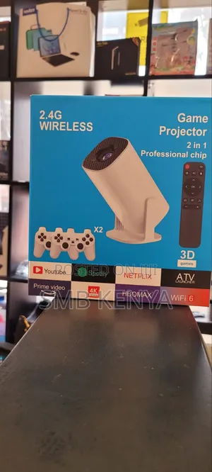 2-in-1 Smart Projector With Built-in Gaming
