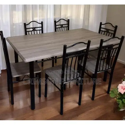 Executive 6-Seater Dining Table Set