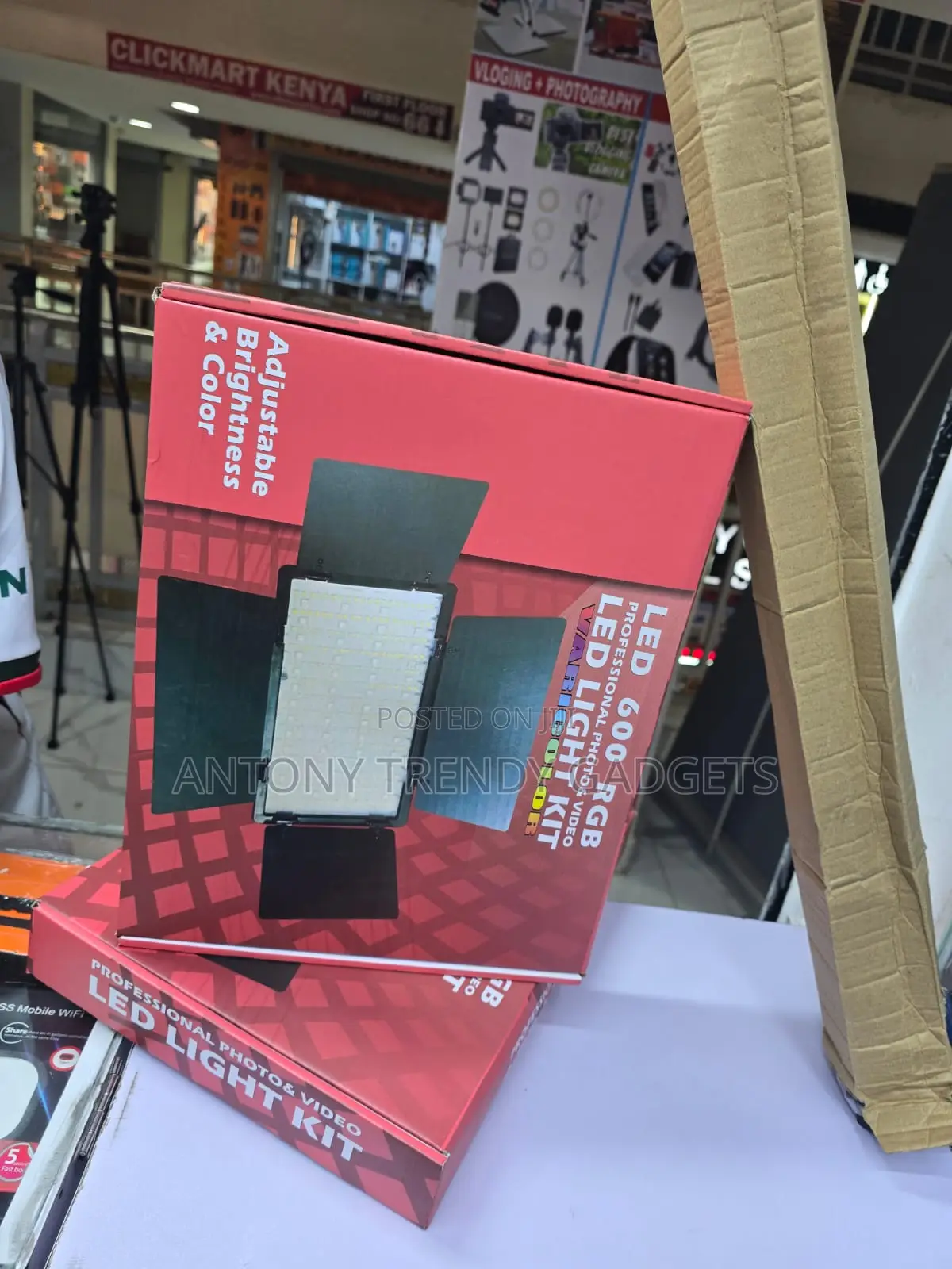 RGB LED 600 Video Light Kit for Photography Live Streaming