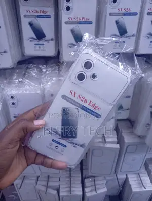 Samsung Galaxy "S26 Edge Clear 1.5mm Shockproof TPU Phone Case