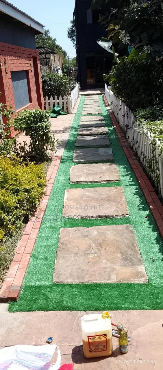 Low Maintenance, Outdoor Terrace Artificial Green Grass Carpet