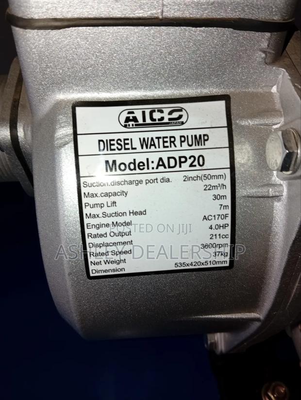 Aico 2" Diesel Water Pump - thumbnail 2