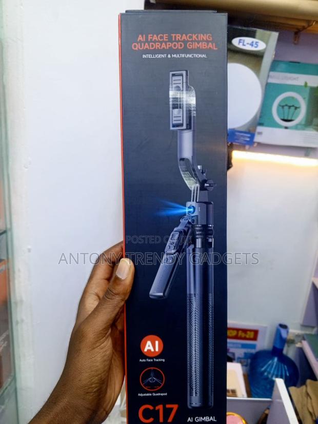 C17 3 in 1 Face Tracking Tripod for Vlogging Live Stream - main view